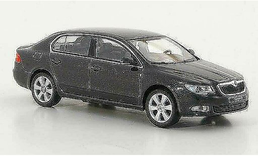 Skoda Superb 2009 1/43 Abrex II antraciet modelauto
