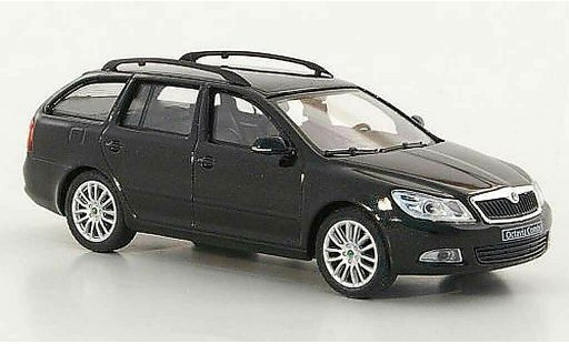 Skoda Octavia Combi 1/43 Abrex II zwart 2008 modelauto