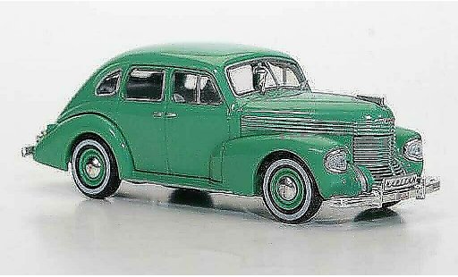 Opel Kapitan Vorkrieg 1/43 Hachette groen (ohne Magazin) 1938 modelauto