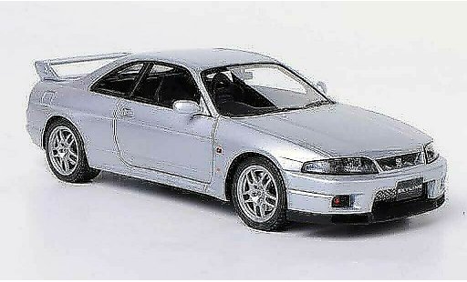 Nissan Skyline R33 1/43 HPI GT-R V-Spec () grijs RHD 1995 modelauto