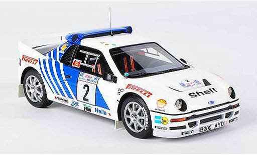 Ford RS 200 Rally 1/43 HPI No.2 Pirelli S.Blomqvist / B.Berglund Acropolis 1986 modelauto