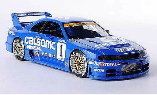 Nissan Skyline R32 1/43 HPI GT-R No.1 Calsonic K.Hoshino / M.Kageyama JGTC Sendai 1995 modelauto