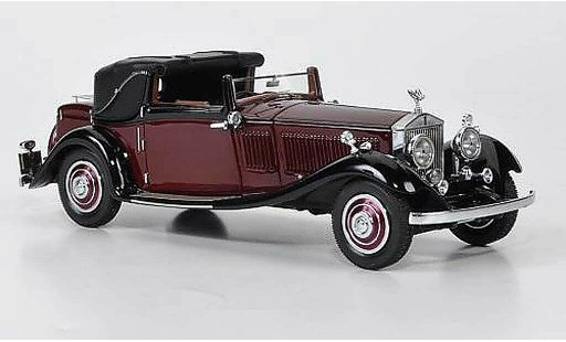Rolls Royce Phantom 1934 1/43 Neo II Owen Sedanca Coupe J. Gurnney Nutting & Co. rood/zwart lim. Auflage 500 modelauto