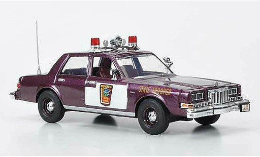 Dodge Diplomat police 1/43 First Response Minnesota State Patrol 1985 modelauto