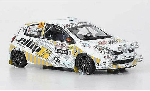 Renault Clio R3 1/43 IXO No.66 elliph Campana/de Castelli Rally Monte Carlo 2011 modelauto