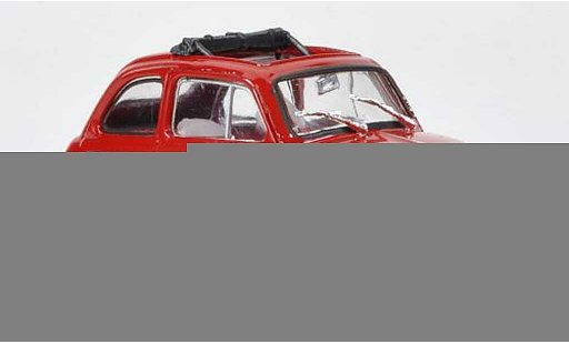 Fiat 500 D 1/43 Brumm Sexibrumm rood zonder Katalog 1960 modelauto