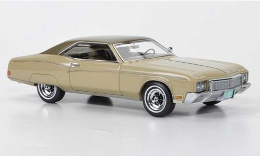 Buick Riviera special edition 1/43 American Excellence 1970 Mk.II beige/bruin beperkt modelauto