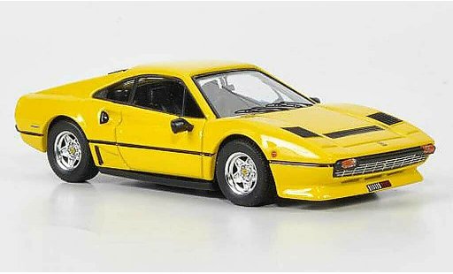 Ferrari 208 GTB 1/43 Best Turbo geel 1982 modelauto