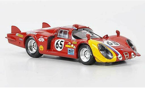 Alfa Romeo 33.2 prototipo 1/43 Best 1968 LM No.65 Troesch / Wendt 24h Le Mans modelauto