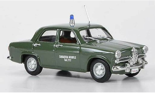 Alfa Romeo Giulietta berlina ti 1/43 Rio Squadra Mobile Politie modelauto