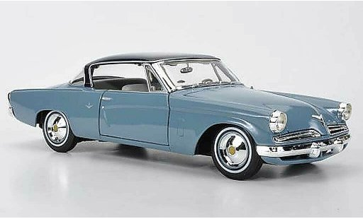 Studebaker Starliner 1953 1/18 Maisto grijs/blauw modelauto