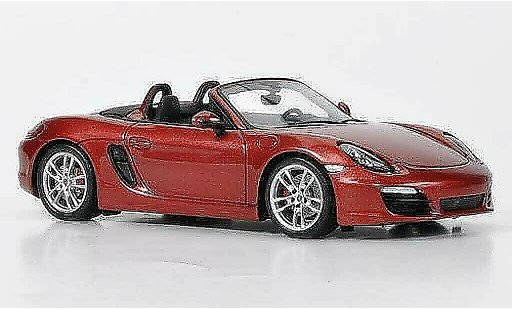 Porsche 718 S 1/43 Spark rood 2011 modelauto