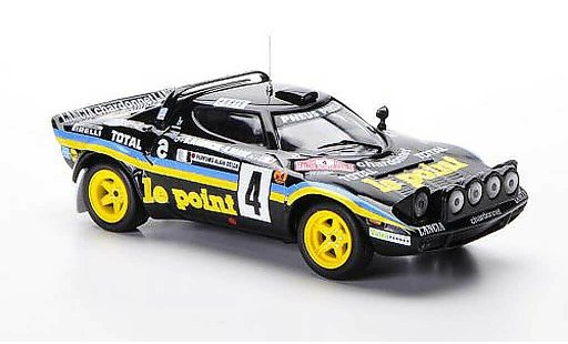 Lancia Stratos Rallye 1/43 IXO Rally HF No.4 le point B.Darniche / A.Mah? Rally Monte Carlo 1981 modelauto