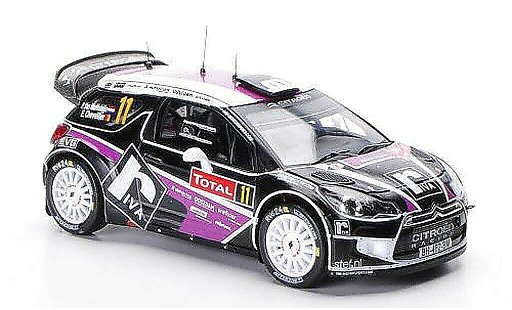 DS Automobiles DS3 WRC 2012 1/43 IXO No.11 P.Merksteijn / E.Chevalier Rally Monte Carlo modelauto