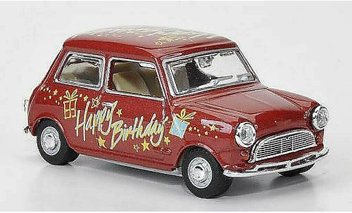 Austin Mini cooper 1/43 Oxford Happy Birthday 1966 modelauto