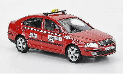 Skoda Octavia Combi 1/43 Abrex TAXI rood modelauto