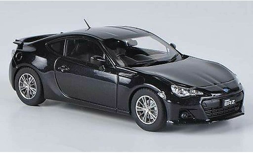 Subaru BRZ Base 1/43 Ebbro zwart RHD 2012 modelauto