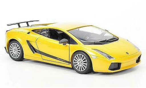 Lamborghini Gallardo Superleggera 1/18 Mondo Motors geel 2009 modelauto