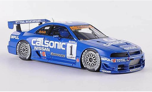 Nissan Skyline R33 1/43 HPI GT-R No.1 Calsonic K.Hoshino / M.Kageyama JGTC Mine 1995 modelauto