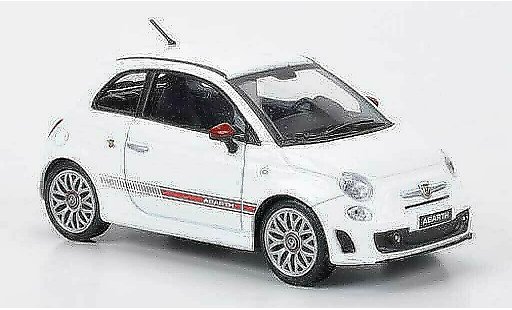 Fiat 500 Abarth 1/43 Motorama wit 2009 modelauto
