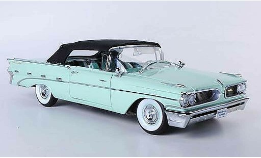 Pontiac Bonneville Convertible 1/18 Sun Star Cabriolet groen/zwart 1959 modelauto
