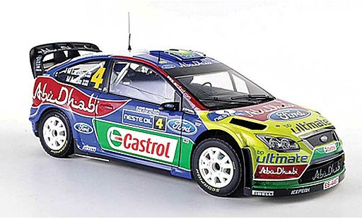 Ford Focus RS WRC 1/18 Sun Star 09 No.4 Rally Finnland 2010 J-M.Latvala/M.Attila modelauto