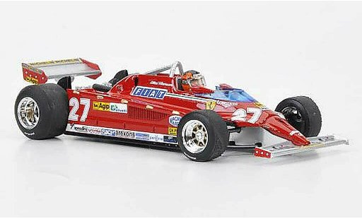 Ferrari 126 CK 1/43 Brumm Turbo No.27 G.Villeneuve GP Italien 30 Jahre modelauto