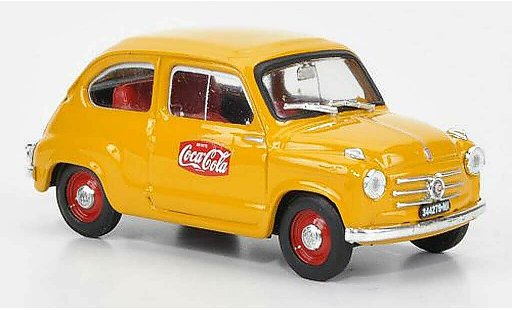 Fiat 600 Berlina 1/43 Brumm Coca Cola 1a Serie GP Monza 1961 1961 modelauto