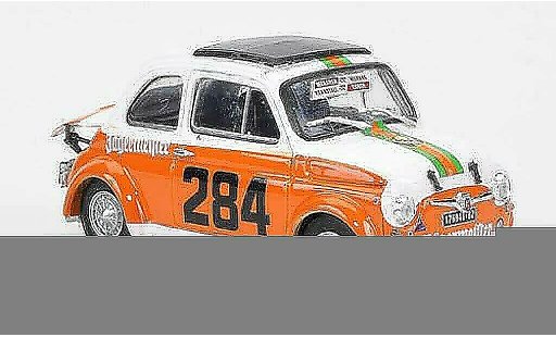 Fiat 695 Abarth SS 1/43 Brumm Meran 1973 No284 J?germeister Manapace 1973 modelauto
