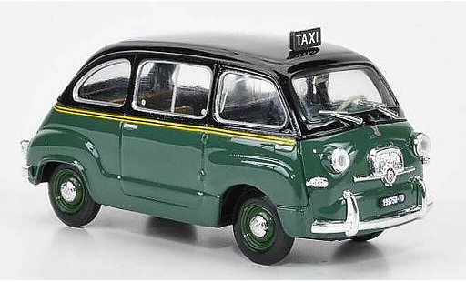 Fiat 600 Multipla 1/43 Brumm Taxi Torino 1956 modelauto