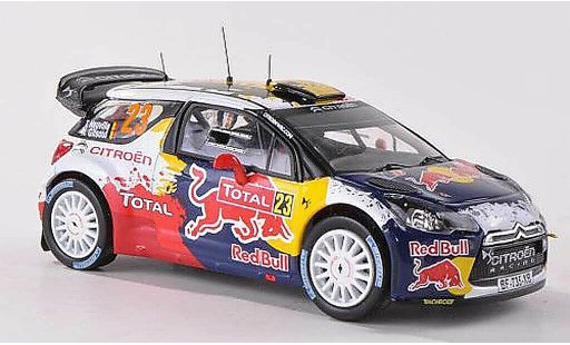 DS Automobiles DS3 WRC 2012 1/43 IXO No.23 Red Bull Rally Monte Carlo T.Neuville/N.Gilsoul modelauto