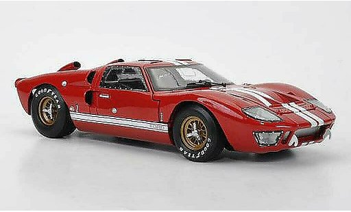Ford GT40 Mk II 1/18 Shelby Collectibles GT 40 MkII rood/wit 1966 modelauto
