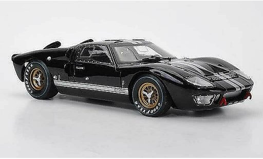 Ford GT40 Mk II 1/18 Shelby Collectibles GT 40 MkII zwart/grijs metallic 1966 modelauto