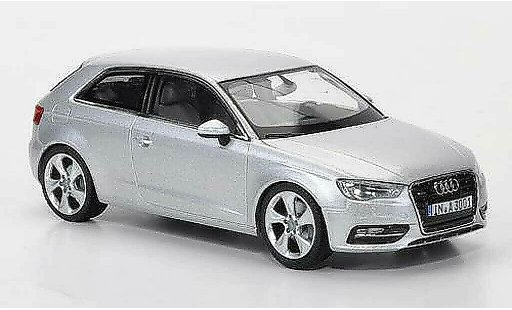 Audi A3 berline 1/43 Schuco grijs 2012 modelauto