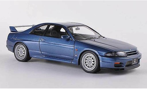 Nissan Skyline R33 1/43 HPI GT-R Prototyp blauw RHD modelauto