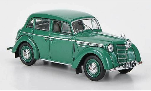 Moskwitsch 401 Base 1/43 IST Models groen 1955 modelauto