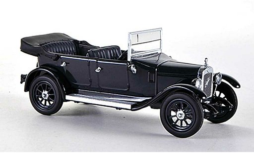 Austin Heavy Twelve berline 1/43 Oxford blauw/zwart RHD modelauto