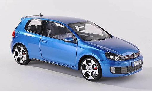 Volkswagen Golf GTI 1/43 Norev blauw 2009 modelauto