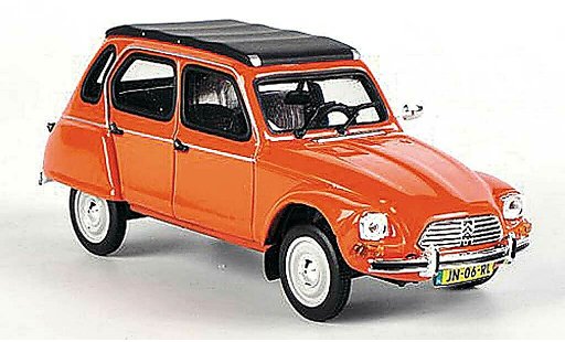 Citroen Dyane Berline 1/43 Vitesse 6 oranje modelauto