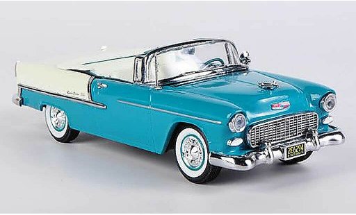 Chevrolet Bel Air Convertible 1/43 Vitesse 1955 Cabriolet turquoise modelauto