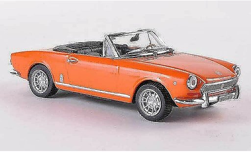 Fiat 124 Sport Spider 1/43 Vitesse BS oranje 1970 modelauto