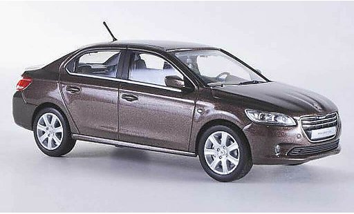 Peugeot 301 Base 1/43 Norev bruin 2012 modelauto