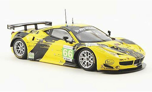 Ferrari 458 Italia GT2 1/43 Fujimi No.66 JMW Racing 24h Le Mans 2012 modelauto