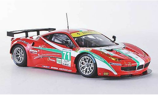 Ferrari 458 Italia GT2 1/43 Fujimi No.71 AF Corse 24h Le Mans 2012 modelauto