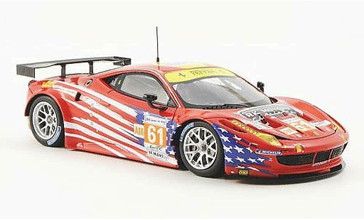 Ferrari 458 Italia GT2 1/43 Fujimi No.61 AF Corse-Waltrip 24h Le Mans 2012 modelauto