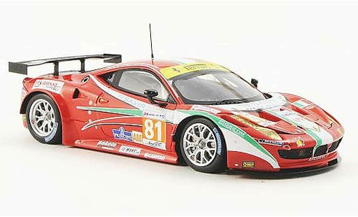 Ferrari 458 Italia GT2 1/43 Fujimi No.81 AF Corse 24h Le Mans 2012 modelauto