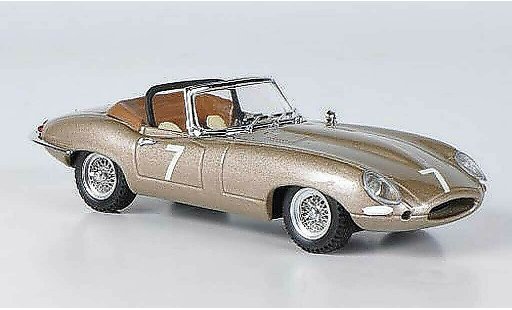 Jaguar E-Type 1961 1/43 Best E Spyder No.7 Del Mar USA modelauto