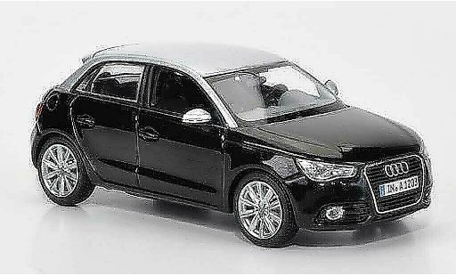 Audi A1 sportback 1/43 Kyosho zwart/grijs 2012 modelauto