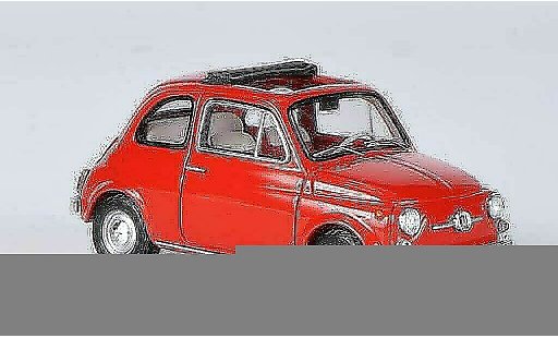 Fiat 500 F 1/43 Ebbro rood 1965 modelauto