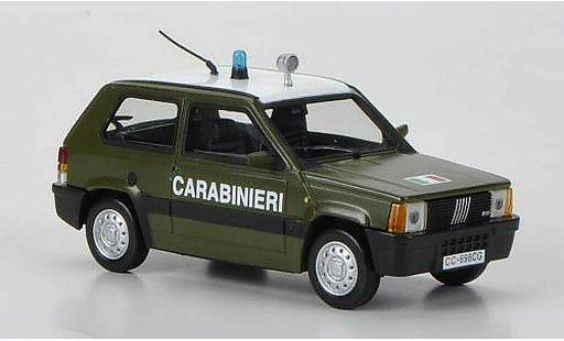 Fiat Panda Police 1/43 Hachette Carabinieri 1986 modelauto